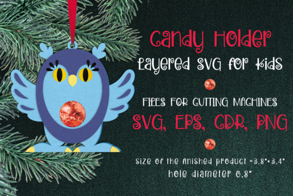 3D SVG Christmas Owl Ornament Review