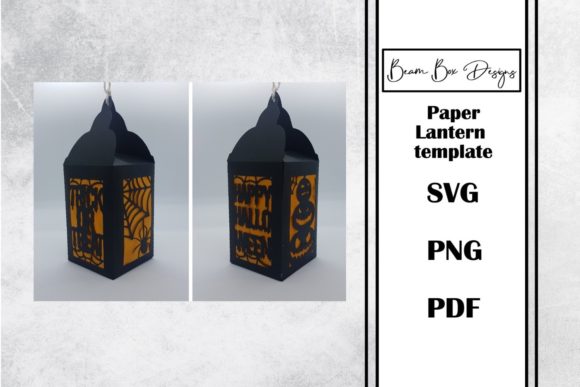 3D SVG Halloween Lantern Template Review