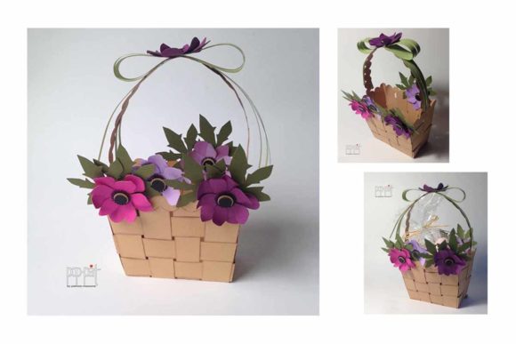 Anemone Basket 3D SVG Paper Flowers Review