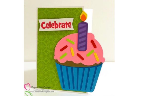 Birthday Cup Cake Card: A 3D SVG Shapes Review