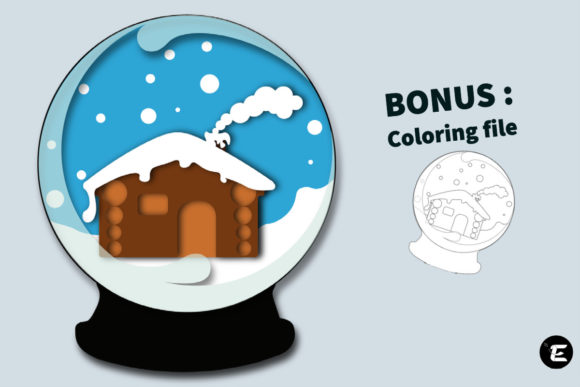 Cottage Snow Globe: A 3D SVG Christmas Asset Review