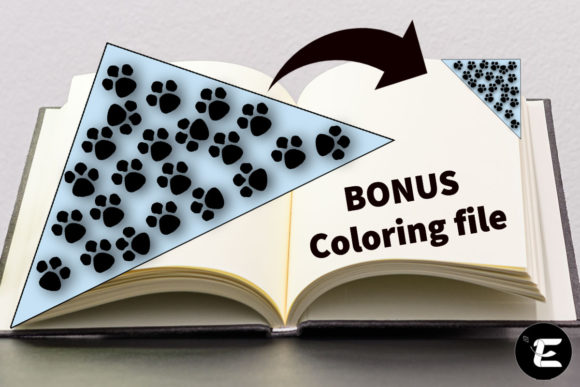 Dog Paws Bookmark: A 3D SVG Asset for Animal Brands