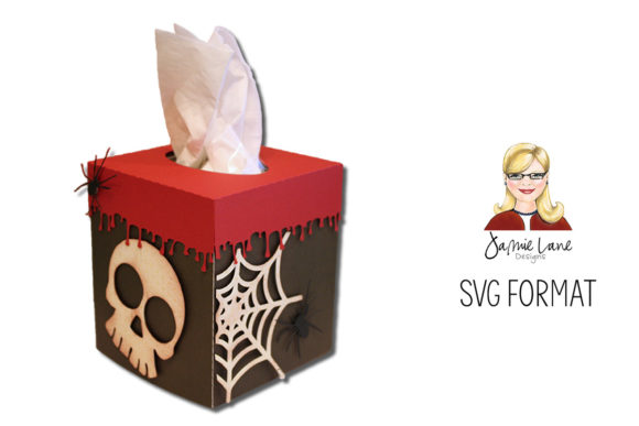 Halloween Kleenex Box Cover: 3D SVG Shapes Review