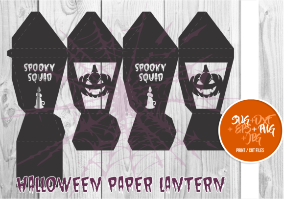 Halloween Paper Lantern Series a 0004: A 3D SVG for Shapes