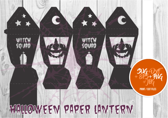 Halloween Paper Lantern Series a 0008: A 3D SVG Shapes Review