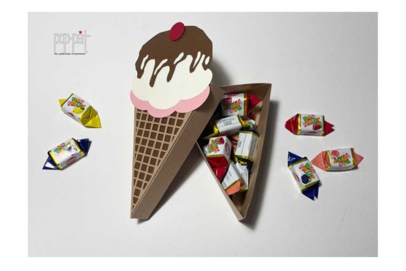 Ice Cream 3D SVG Shapes for Sweet Crafts