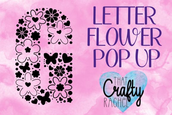 Letter G Pop Up Flower Template: 3D SVG Shapes Review