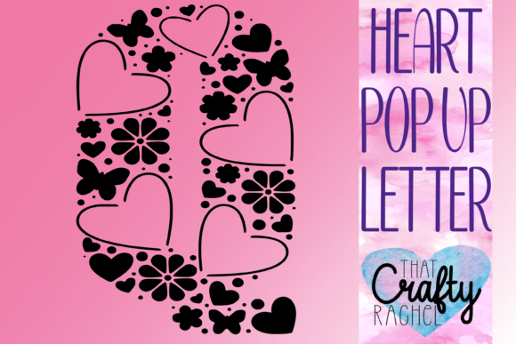 Letter Q Pop Up Heart: 3D SVG Shapes Review