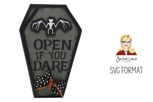 Open if You Dare Coffin Card: 3D SVG Shapes Review
