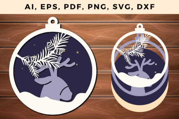 Review: Multi Layer Christmas Ball Toys SVG for Embroidery