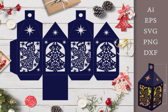 Reviewing a 3D SVG Christmas Flashlight Stencil for Design