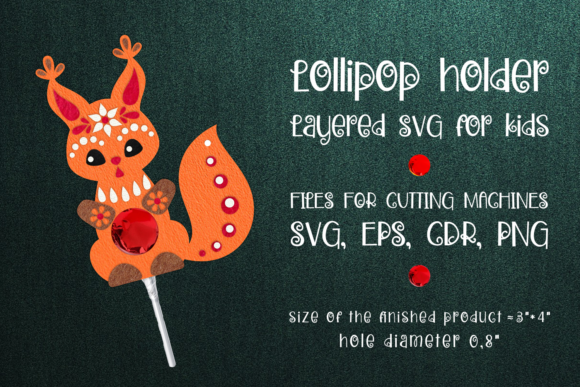Squirrel Lollipop Holder Template SVG Review